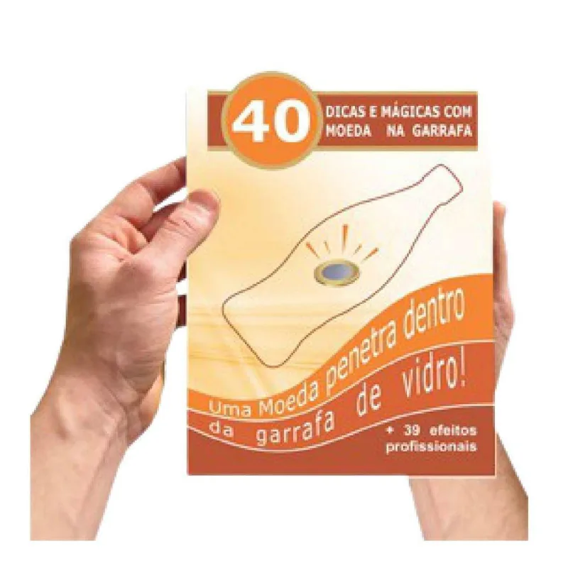 Livreto 40 Dicas e Mágicas da Moeda na Garrafa D+