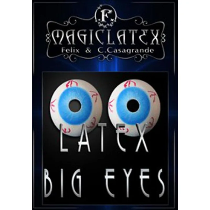 Mágica Olhos Grandes Latex Big Eyes Par B+