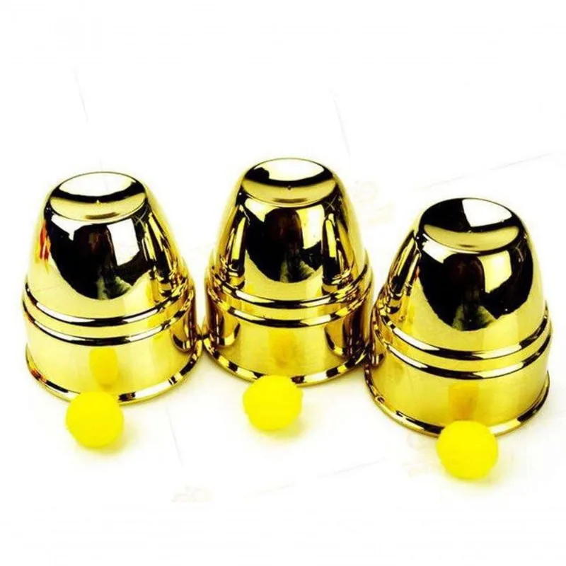 Covilhetes Americanos Grande Cups And Balls Plastico Dourado Jumbo r +