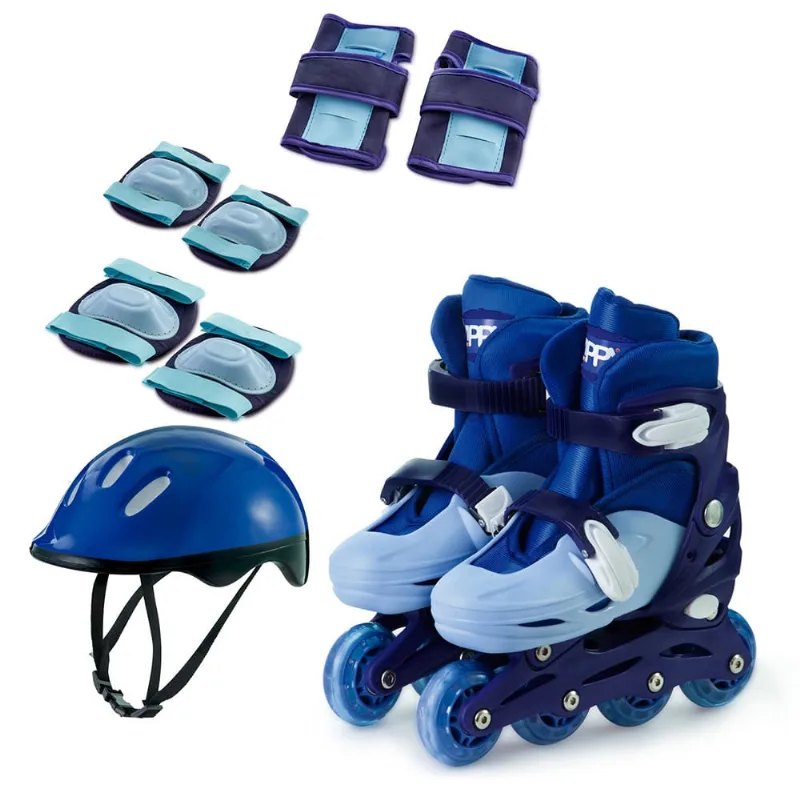 Patins Inline Zippy Toys Ajustável com Acessórios de Proteção 33614