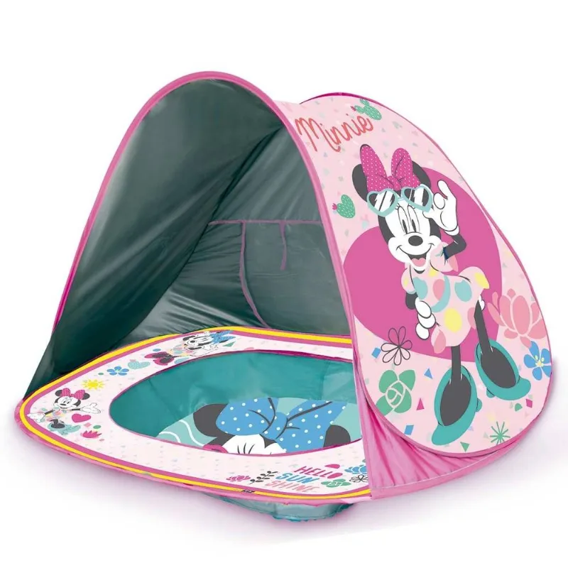 Barraca Infantil de Praia Com Piscina Minnie Com Protecao Uv