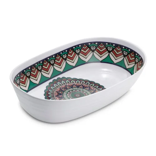TRAVESSA OVAL MELAMINA MANISH 32CM MS32D 3112449