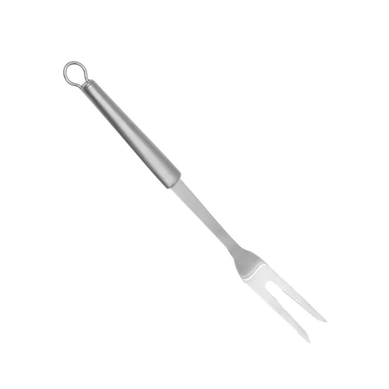 Garfo Cabo Longo Churrasco Inox Profissional 43cm - Mimo