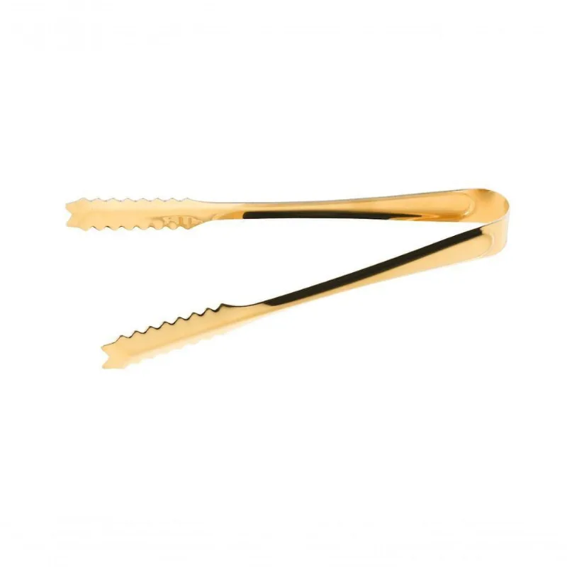 Pegador Para Gelo Aço Inox Dourado 15 Cm Mimo Style Ac21045