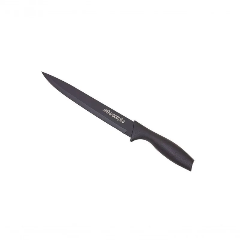 Faca Multiuso Inox Antiaderente Preto 8? Mimo Style Ac21052