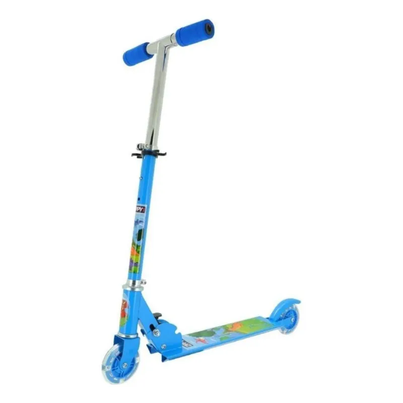 Patinete Infantil Dobrável Dinossauro 2 Rodas - Zippy Toys