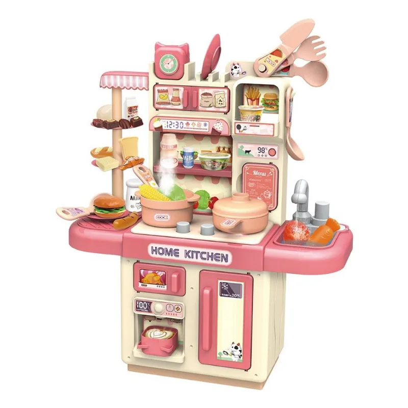 Kit Cozinha Casa Encantada com 34 Peças Rosa - Zippy Toys