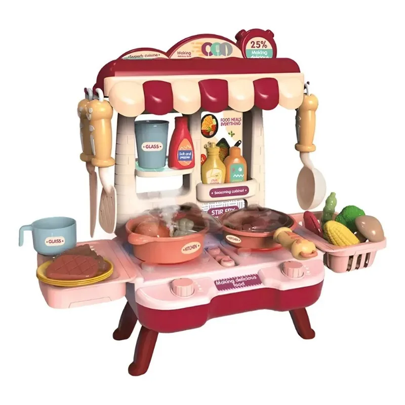 KIT MINI CASA ENCANTANDA 34 PECAS LUZ E SOM SOLTA FUMAÇA - ZIPPY TOYS