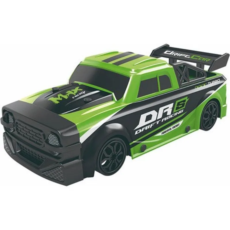 Carrinho De Brinquedo Controle Remoto Carro Pick-up Drift 4WD Zippy Toys Racing USB Verde 10304