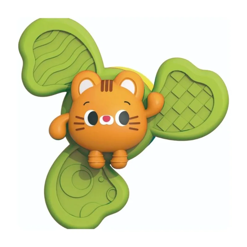 Spin Infantil Gatinho Zippy Com Ventosa Fixação Brinquedo Passatempo Diversão Criança Colorido