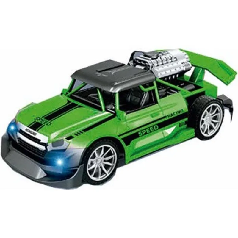 Carrinho de Brinquedo Speed Zippy Toys Controle Remoto Verde RC24372 10498