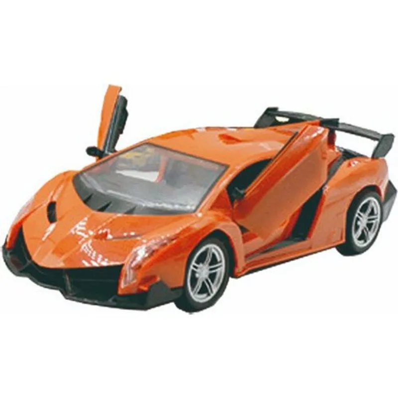 Carrinho De Brinquedo Controle Remoto Carrinho Super Sport 26cm Zippy Toys USB Laranja 10500