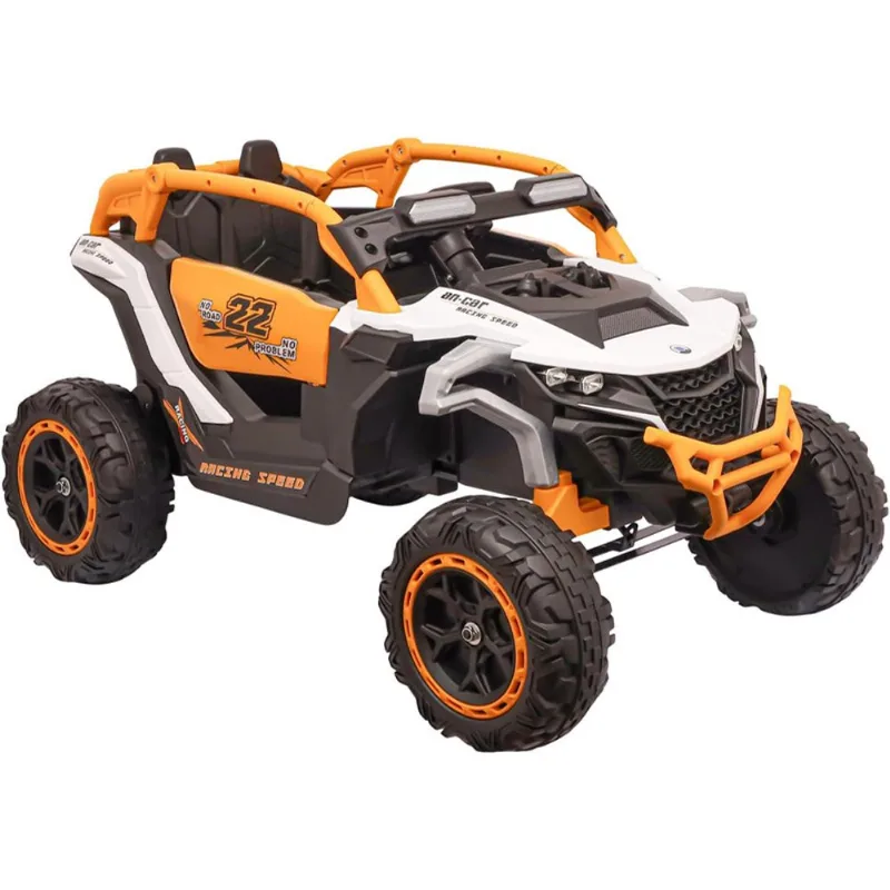 Carro Elétrico Com Controle Remoto UTV Z-Adventure 12V Zippy Toys Amarelo 11076