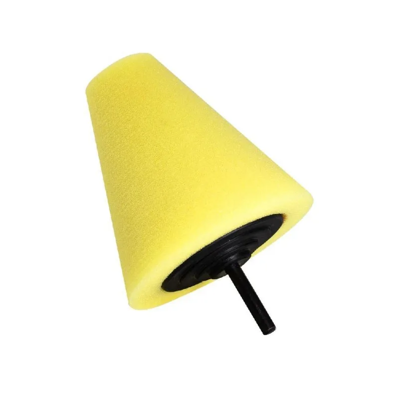 Cone De Espuma Amarela Para Polimento De Rodas Suave Kers
