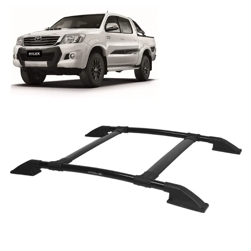Rack de Teto Hilux 2005 2006 2007 2008 2009 A 2015 Preto