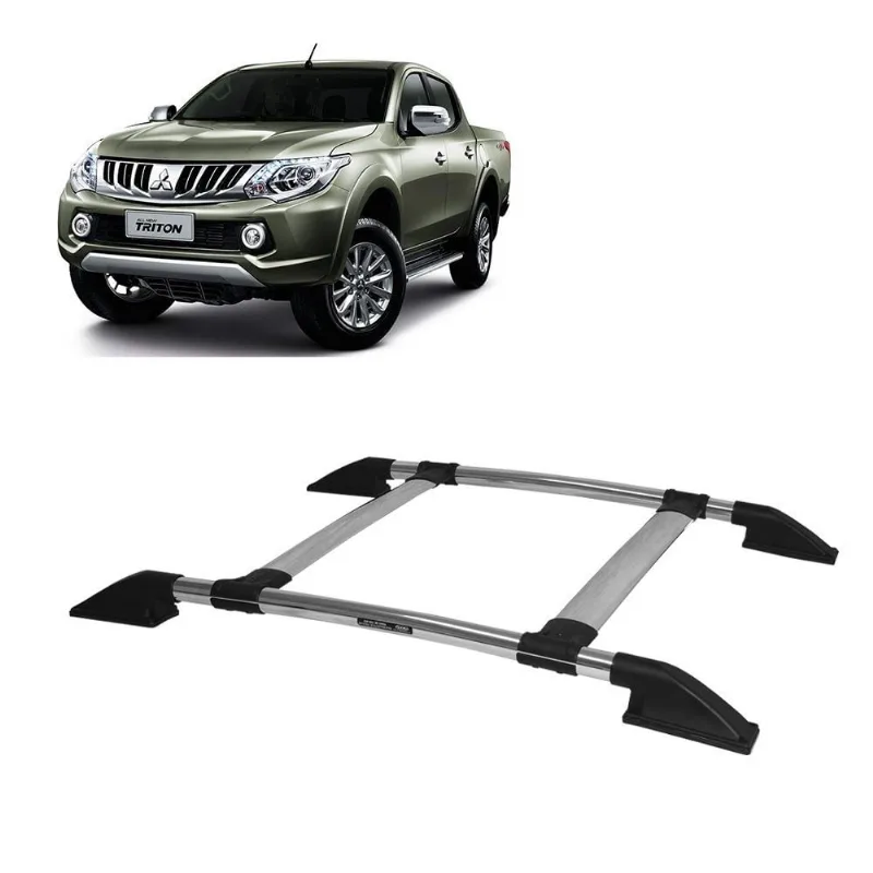 Rack de Teto L200 Triton 2008 A 2014 2015 2016 Cromado