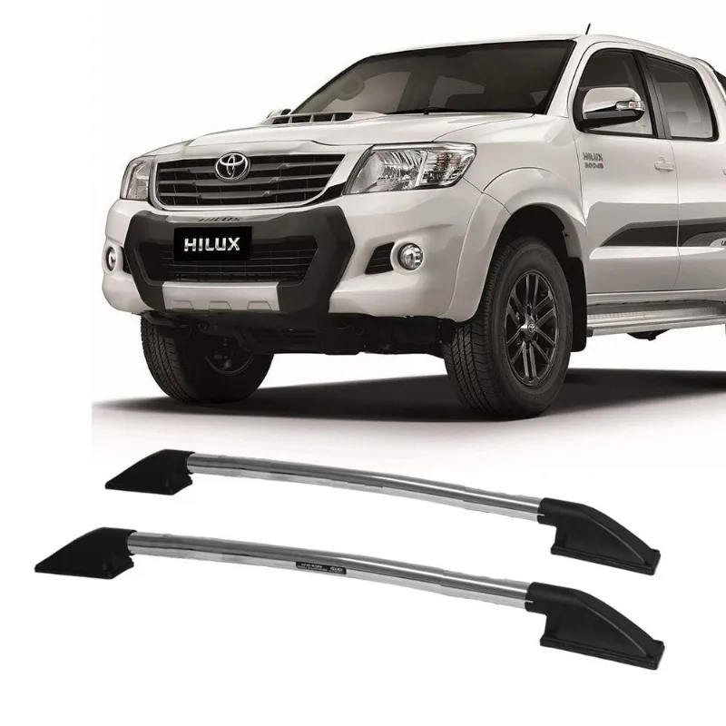 Rack de Teto Bagageiro Hilux 2016 2017 2018 2019 2020 Cromo