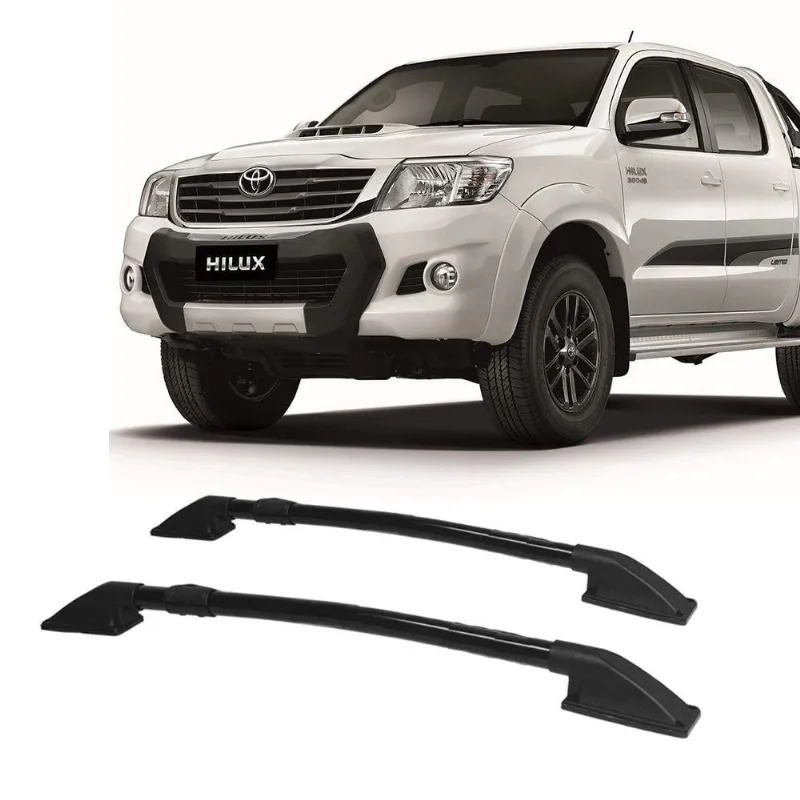 Rack de Teto Bagageiro Hilux 2005 A 2013 2014 2015 Preto