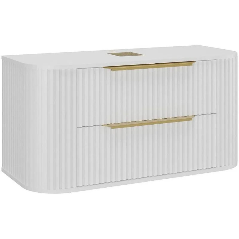 Balcão de Banheiro Fabribam Alice/Gabriela Suspenso 100cm Branco