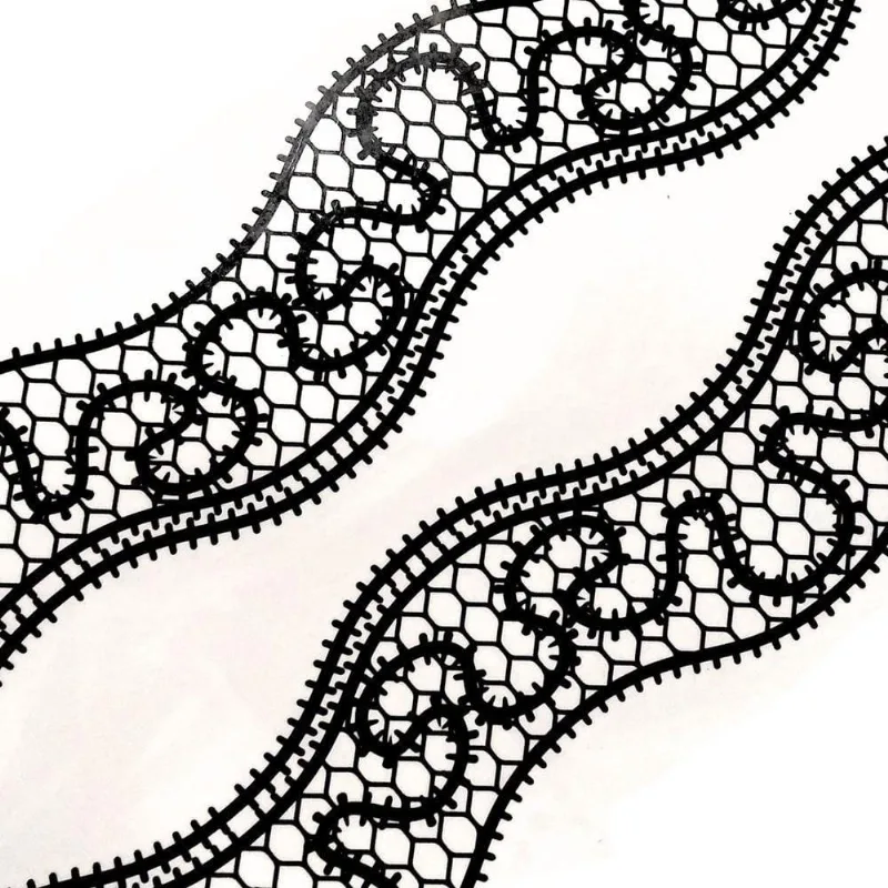 Tatuagem Temporária Halloween Adesivo Renda - 1 Unidade