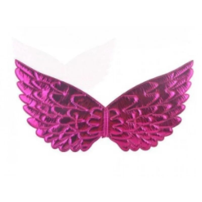 Asa de Anjo Infantil Metalizada Rosa Pink