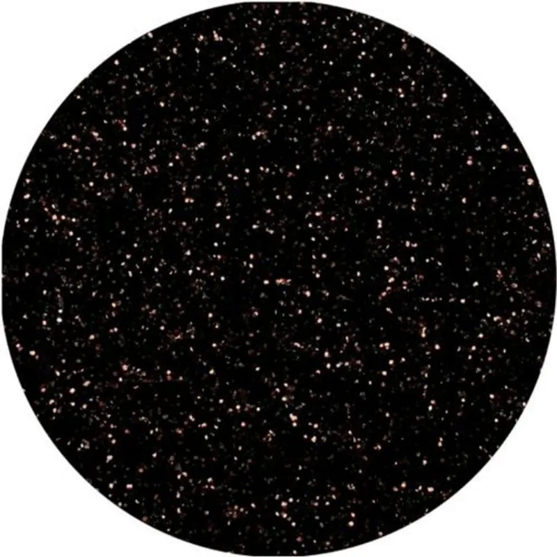 Glitter Purpurina Pvc 500g - Preto