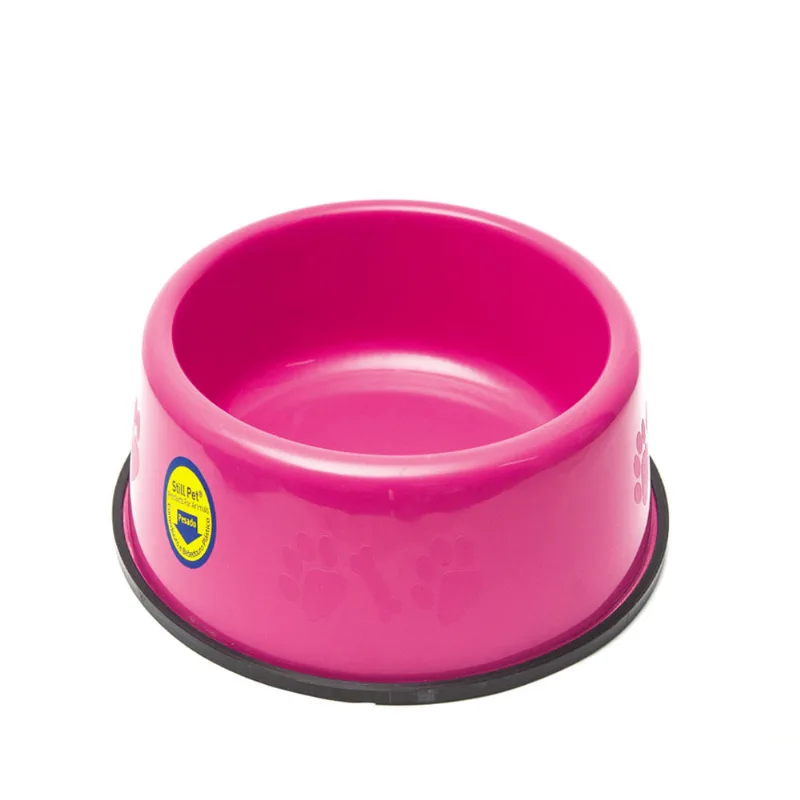 Comedouro e Bebedouro Pesado para Filhotes Tudo Pet Rosa 450 ml - Tudo Pet