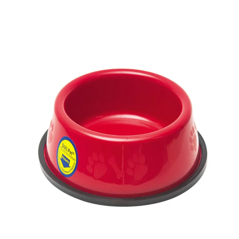 Comedouro e Bebedouro Pesado Still Pet Tudo Pet Vermelho 1,5 L - Tudo Pet