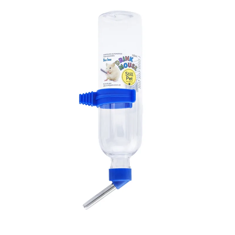 Bebedouro Plástico Drink Mouse Tudo Pet Azul 300 ml