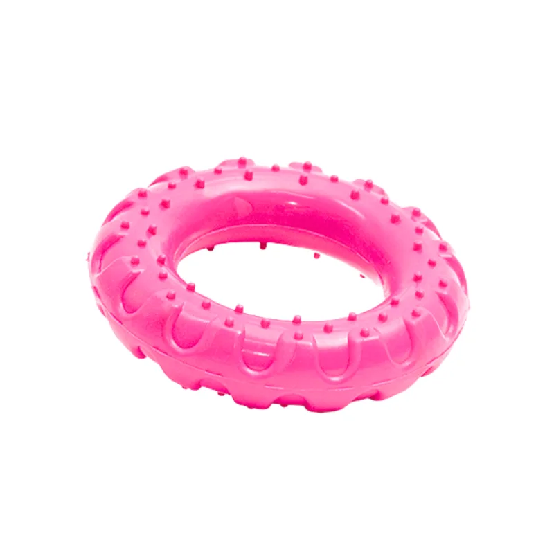 Brinquedo Pneu Off Road Tudo Pet Rosa M - Tudo Pet