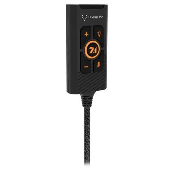 Placa Som Externa, Som Surround 7.1, P2 X Usb, Preto Husky