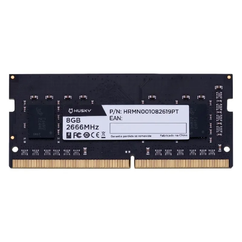 Memória Sodimm 8gb Ddr4 2666mhz Husky - Para Notebook - Cl19 - Hrmn001082619pt
