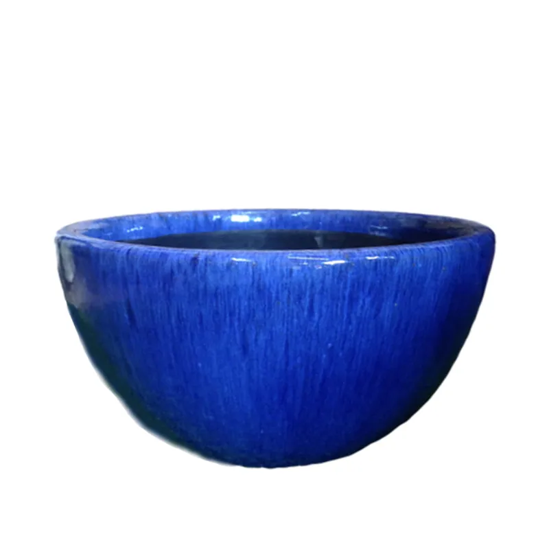 Cuia de Mesa Cerâmica Esmaltada Azul Pacífico Vasos Tupã Único - Vasos Tupa