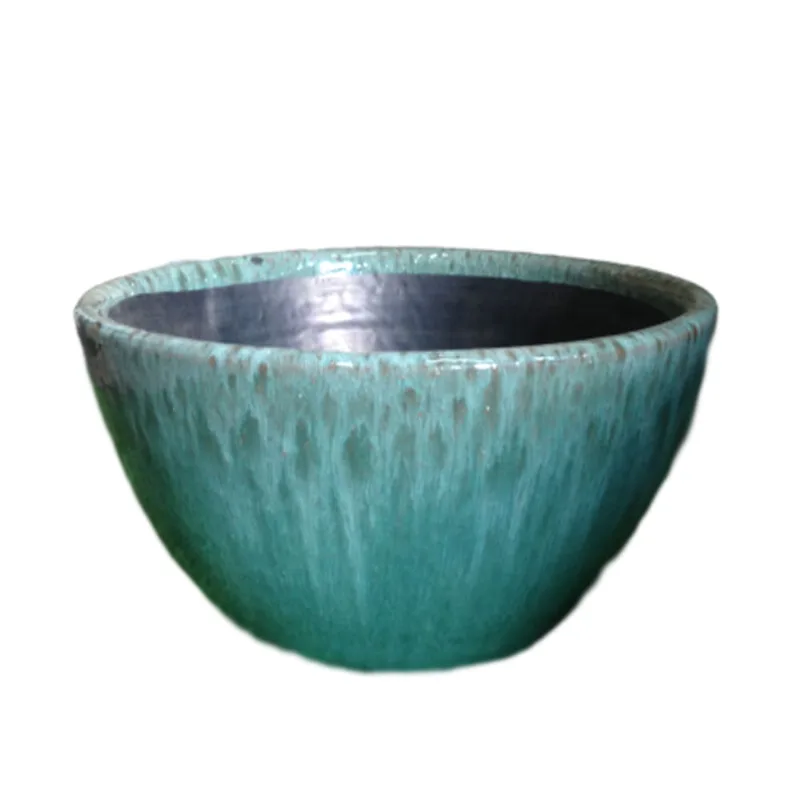 Cuia de Mesa Cerâmica Esmaltada Verde Jade Vasos Tupã Único - Vasos Tupa