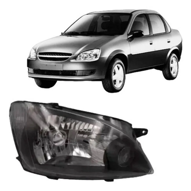 Farol corsa 2011/ classic (mascara negra) le