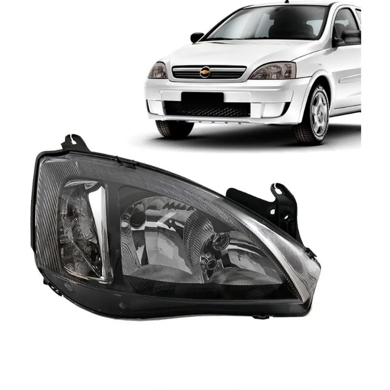 Farol corsa 2003/ montana (mascara negra) lado direito