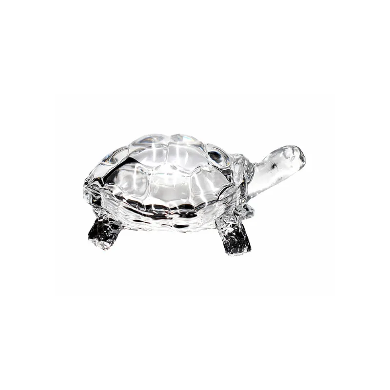 Enfeite Decorativo De Vidro Tartaruga 8x6x4cm 24291 Multimix