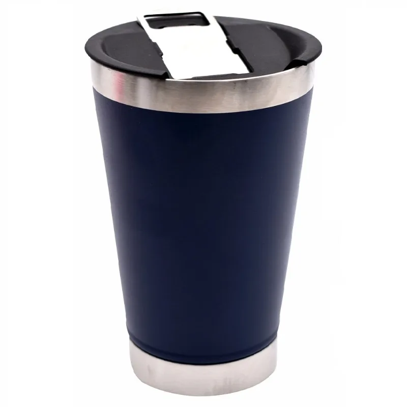 Copo Térmico Multimix com Tampa 473ml Azul