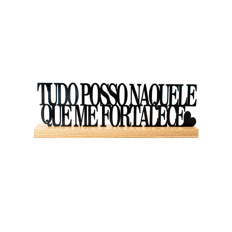 Enfeite Decorativo Tudo Posso 34x4,8x12cm 13056 Multimix