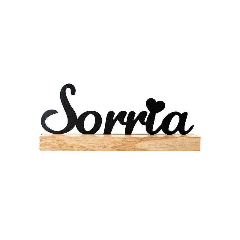Enfeite Decorativo Sorria 20x9x3,8cm 25724 Multimix