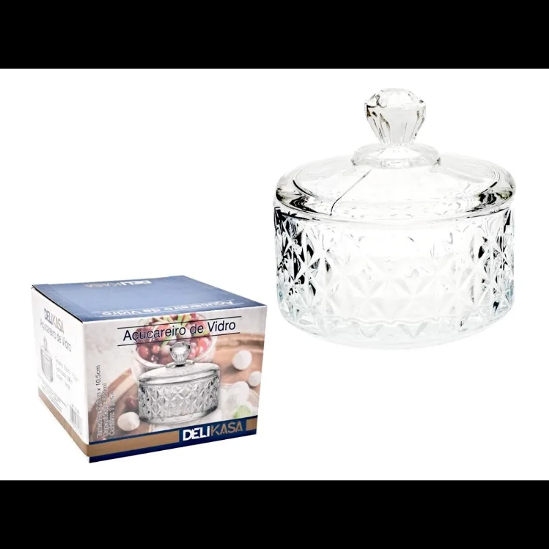 Bomboniere De Vidro 300Ml 27176B 9,6X10,5Cm Multimix
