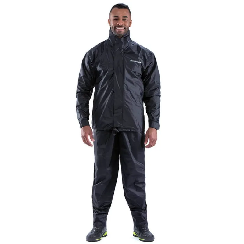 Capa De Chuva Pantaneiro Nylon Gola Com Abertura Traseira Para Mochila Preto G (MP)