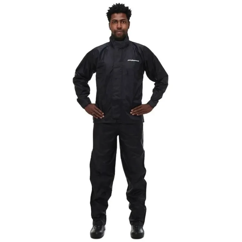 Capa De Chuva Pantaneiro Nylon Com Gola Econômico Preto M (MP)