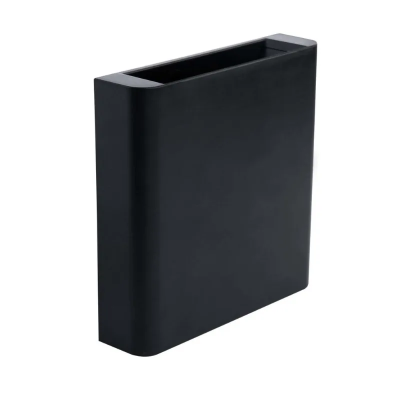 Arandela LED Retangular 3W 3000K Abs Ecoforce Preto Bivolt - Ecoforce