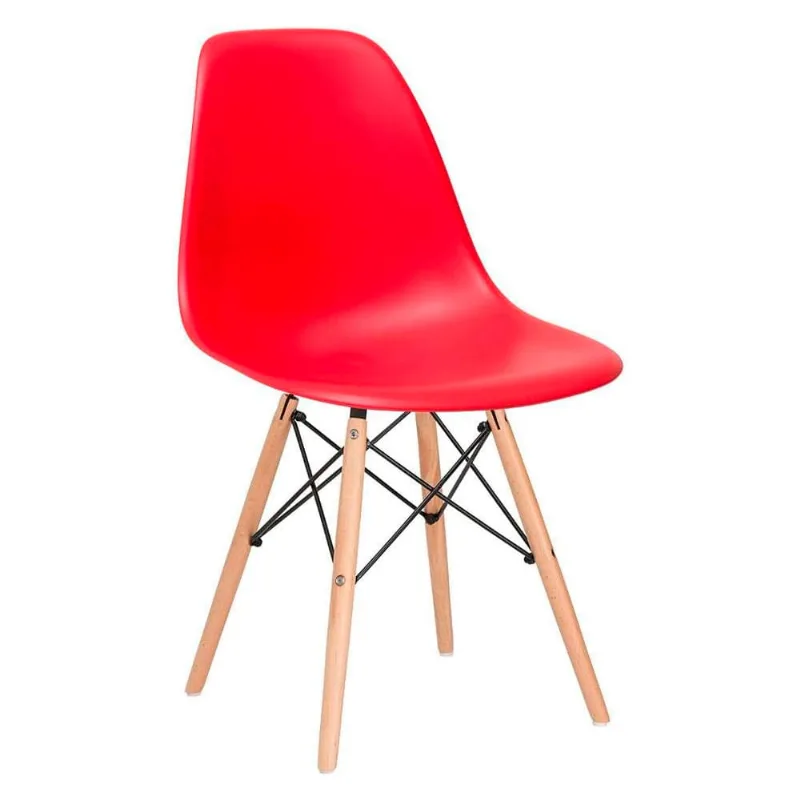 Cadeira Eames Eiffel Vermelha - Hasiera