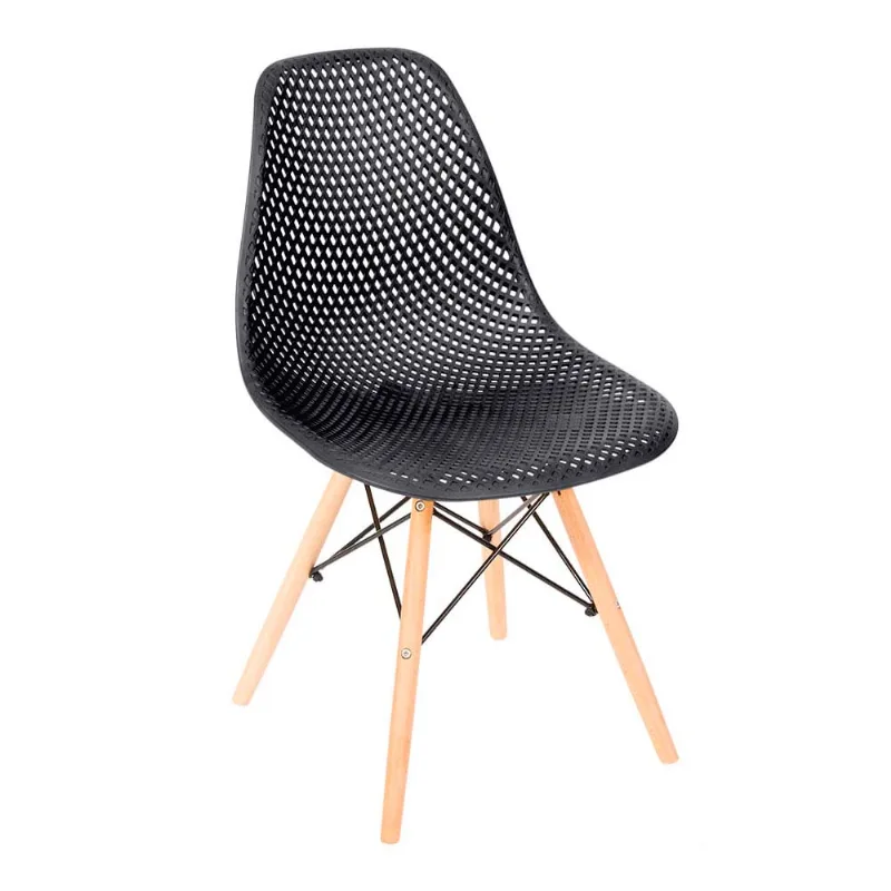Cadeira Eames Comeia Preta - Hasiera