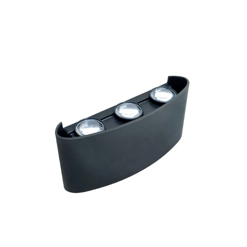 Arandela Externo Metal Preto Led 6W 3000K Fortec