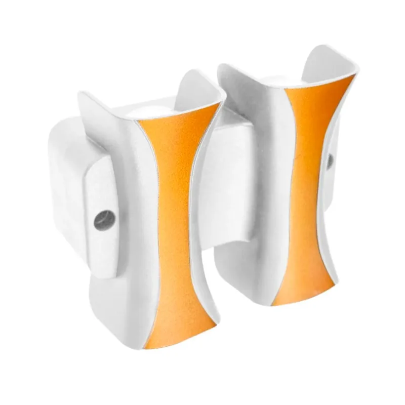 Arandela Externo Abs Branco/Dourado Led 4W 3000K Fortec