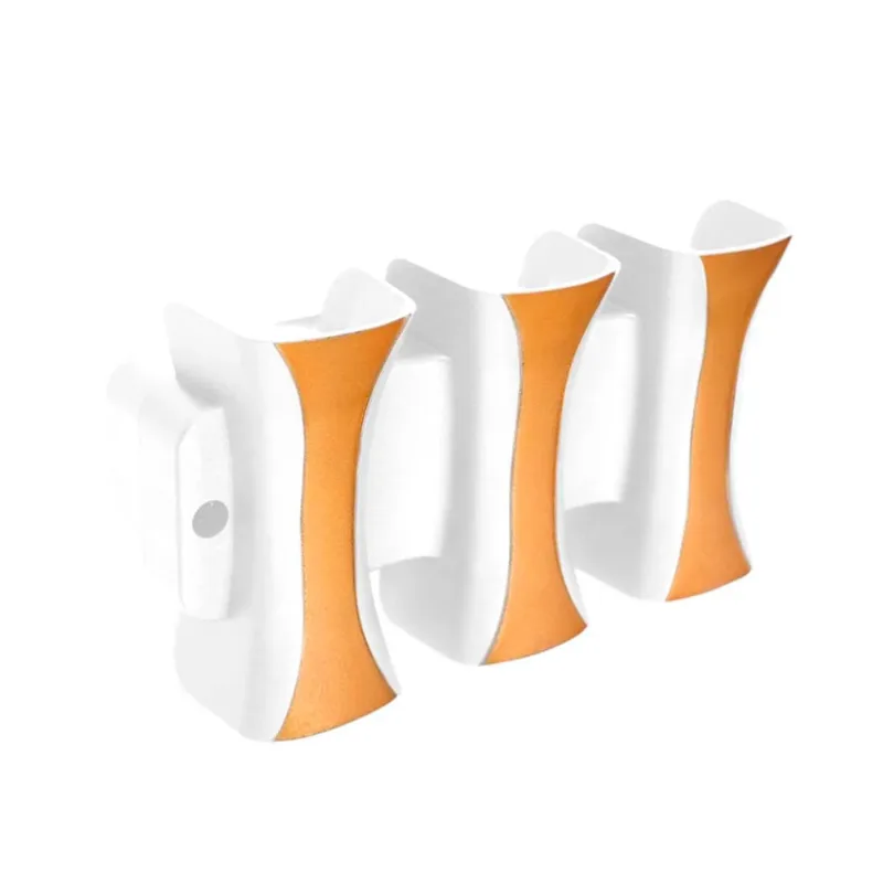 Arandela Externo Abs Branco/Dourado Led 6W 3000K Fortec