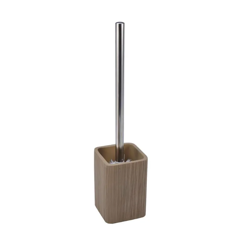 Escova Sanitária com Suporte em Poliresina Marrom - ECO3141 - Hasiera